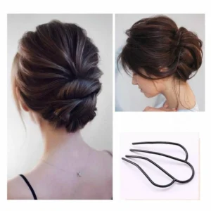 Cecillia™ - Messy Updo Low Bun Wedding Hairstyle