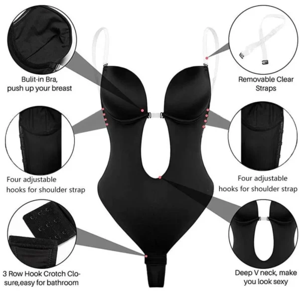 BACKLESS BODY SHAPER BRA