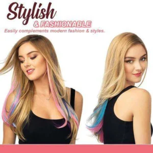 InstaClip-On Colored Hair Extensions