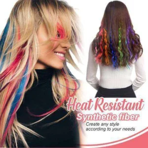 InstaClip-On Colored Hair Extensions