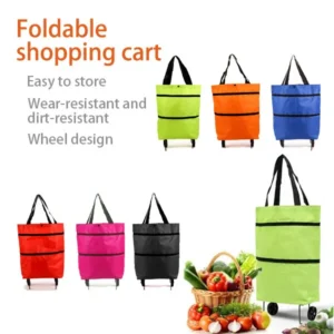 💕Multi-purpose Folding Shopping Bag With Wheels