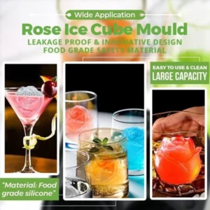 🍃Spring Sale 50% OFF-Large Rose Ice Cube Mould🧊🍹