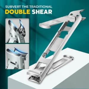 FOLDABLE DOUBLE-ENDED NAIL CLIPPER TOOL