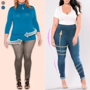 🔥Last Day Promotion 49% OFF🔥-Plus Size Toning Jeans Leggings