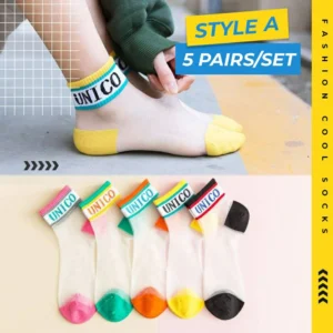 FASHION COOL CRYSTAL SILK SOCKS