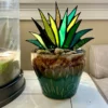 (Last Day Flash Sale-50% OFF)Suncatcher Stained Agave Plante