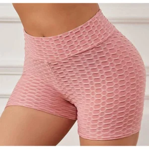 BOW TIGHT HIP LIFT YOGA SHORTS