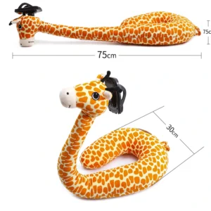 The second generation lazy cartoon U-shaped pillow & mobile phone holder neck support