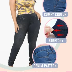 🔥Last Day Promotion 49% OFF🔥-Plus Size Toning Jeans Leggings