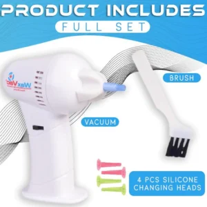 e-Clean™ Ear Wax Auto Vacuum Remover