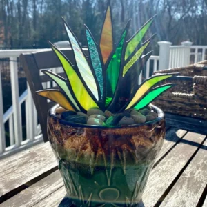 (Last Day Flash Sale-50% OFF)Suncatcher Stained Agave Plante