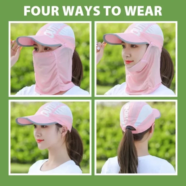 Outdoor Folding Veil Sun Hat