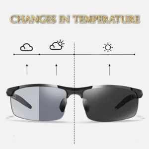 SunRay™ Outdoor Photochromic Polarized Glasses