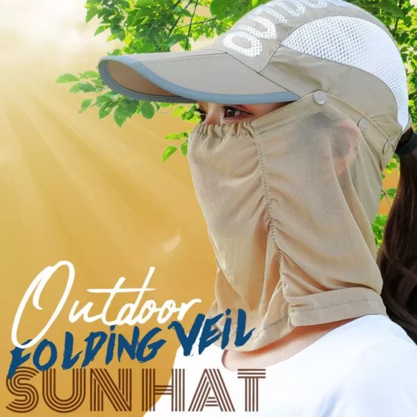 Outdoor Folding Veil Sun Hat