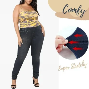 🔥Last Day Promotion 49% OFF🔥-Plus Size Toning Jeans Leggings