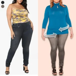 🔥Last Day Promotion 49% OFF🔥-Plus Size Toning Jeans Leggings