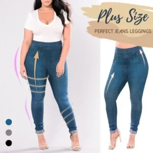 🔥Last Day Promotion 49% OFF🔥-Plus Size Toning Jeans Leggings