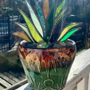 (Last Day Flash Sale-50% OFF)Suncatcher Stained Agave Plante