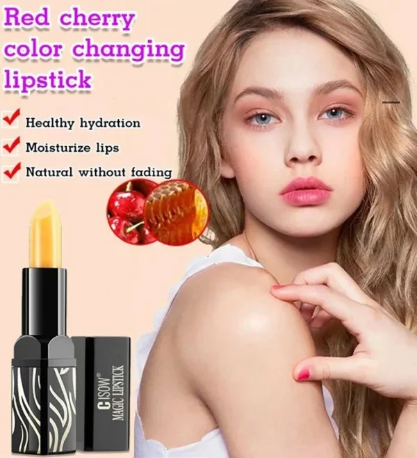 RED CHERRY COLOR CHANGING LIPSTICK