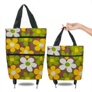 💕Multi-purpose Folding Shopping Bag With Wheels