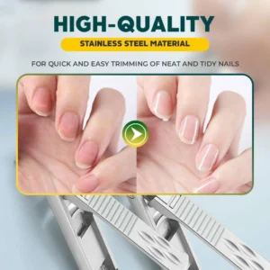 FOLDABLE DOUBLE-ENDED NAIL CLIPPER TOOL