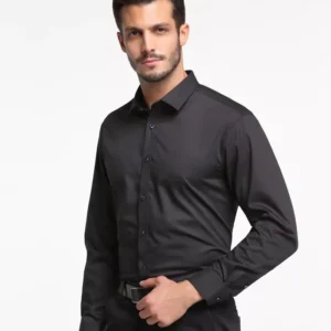 BAMBOO FIBER STRETCH CREASE-RESISTANT SHIRT