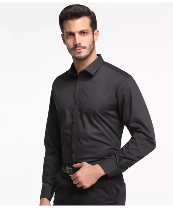 BAMBOO FIBER STRETCH CREASE-RESISTANT SHIRT