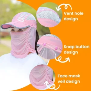 Outdoor Folding Veil Sun Hat