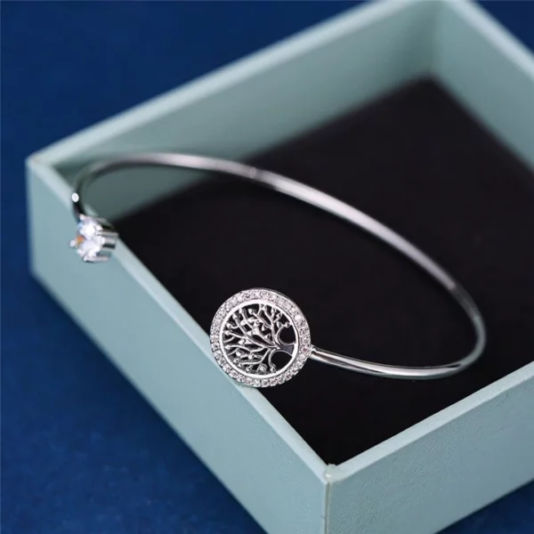 Zircon Stone Bracelet "The Tree of Life"