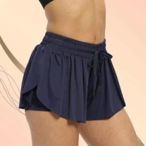 Keiki Kona – 2-in-1 Flowy Fitness Shorts