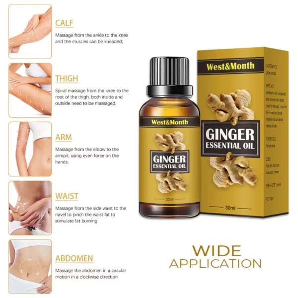 LymphaticDrainage Detoxification GingerOil