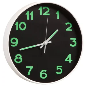 Glow-in-the-Dark Wall Clock