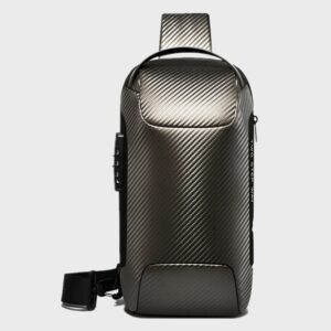 New Carbon Fiber Streamline Anti-Theft Sling Bag