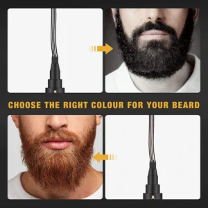 Beard Pencil Filler Four-pronged Waterproof Pen and Brush Set