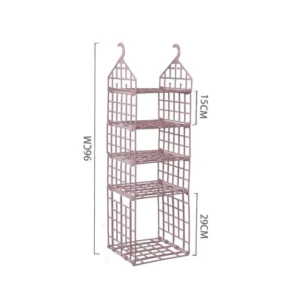 Foldable Wardrobe Multilayer Storage Rack