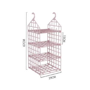 Foldable Wardrobe Multilayer Storage Rack