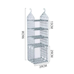 Foldable Wardrobe Multilayer Storage Rack