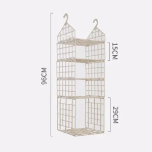 Foldable Wardrobe Multilayer Storage Rack