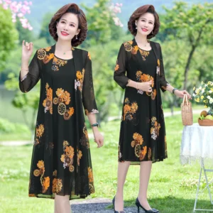 Womens Floral Print Dress