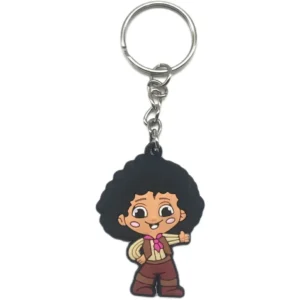 CUSTOM 3D DIE CUT RUBBER KEYCHAINS-REGULAR