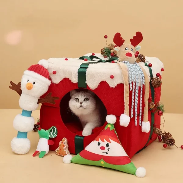 Christmas Decoration Gift Box Pet Nest