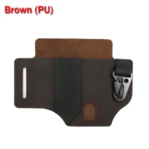 Cowhide Leather Owl Buckle Tactical Multifunctional Belt Cover