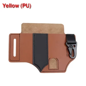 Cowhide Leather Owl Buckle Tactical Multifunctional Belt Cover