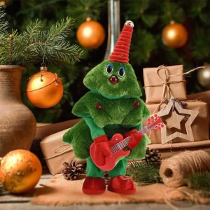 Electric Christmas Tree Singing and Dancing Christmas Tree Electronic Plush Toys