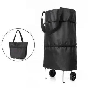 Foldable Shopping Trolley Tote Bag