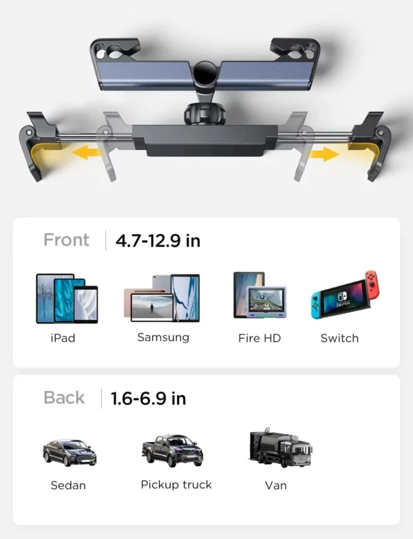 HEADREST TABLET MOUNT - Image 2