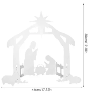 Holy Night Outdoor Christmas Nativity Set