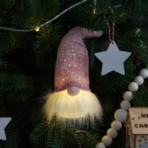 LED Hanging Christmas Gnomes Decorations With Light