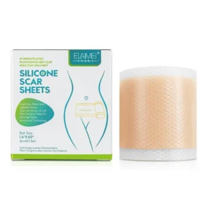 Medical Soft Silicone Gel Tape for Scar Removal (1.6” x 60”）