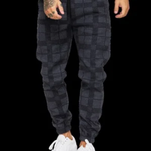 Men’s Plaid Casual Pants